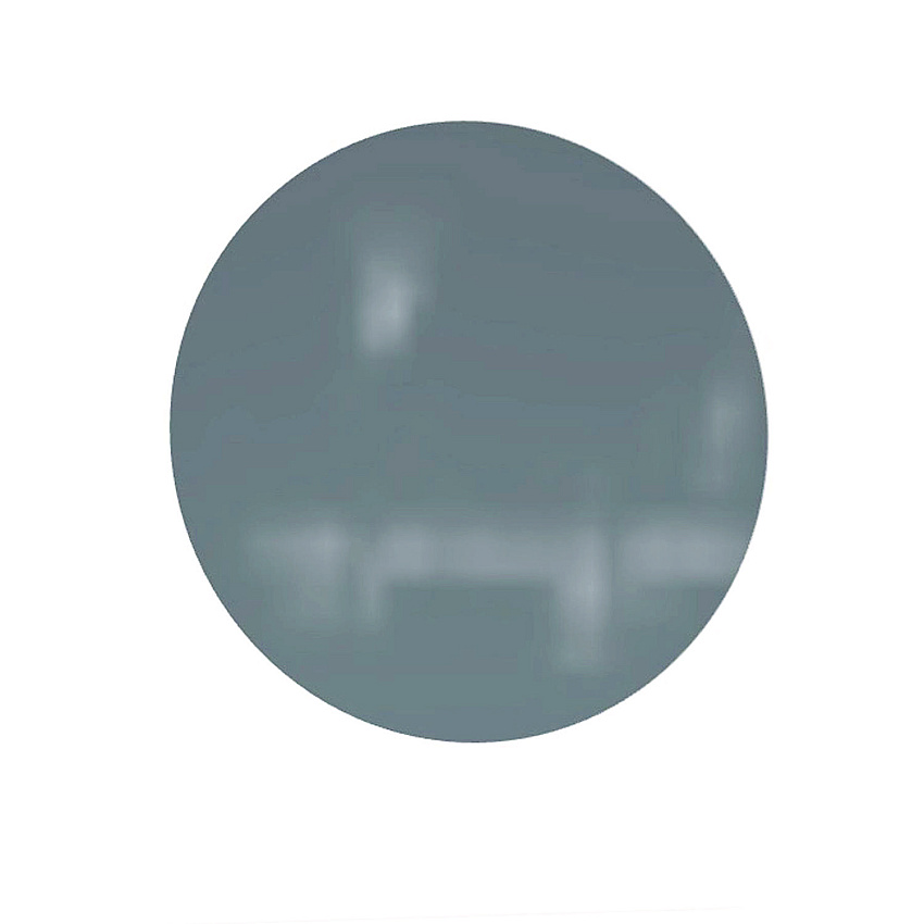 Ghent Coda Low Profile Circular Non-Magnetic Glassboard, 24 x 24, Smoke Surface (CDAGN24SK)