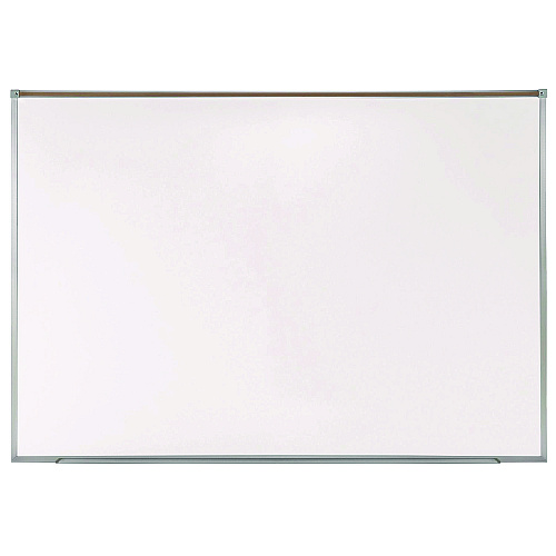 Ghent Proma Projection Magnetic Porcelain Whiteboard, 87.91" x 48.5", White Surface, Satin Aluminum Frame (PRM1474)