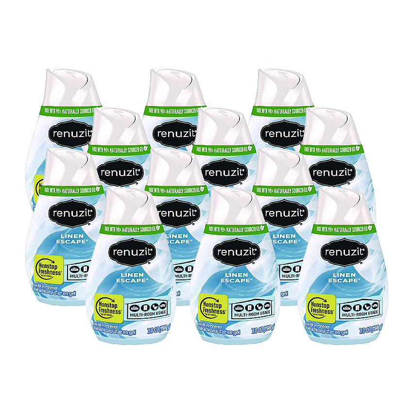 Adjustables Air Fresheners, Linen Escape, 7 Oz Cone, 12/carton