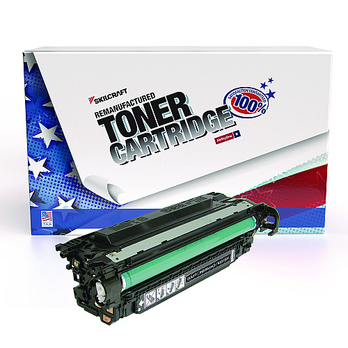AbilityOne 7510016732690, SKILCRAFT Remanufactured CE250A (504A) Toner, 5,000 Page-Yield, Black