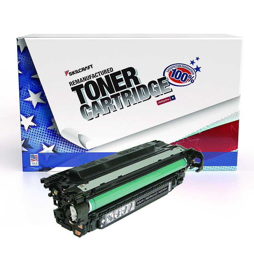 AbilityOne 7510016732690, SKILCRAFT Remanufactured CE250A (504A) Toner, 5,000 Page-Yield, Black