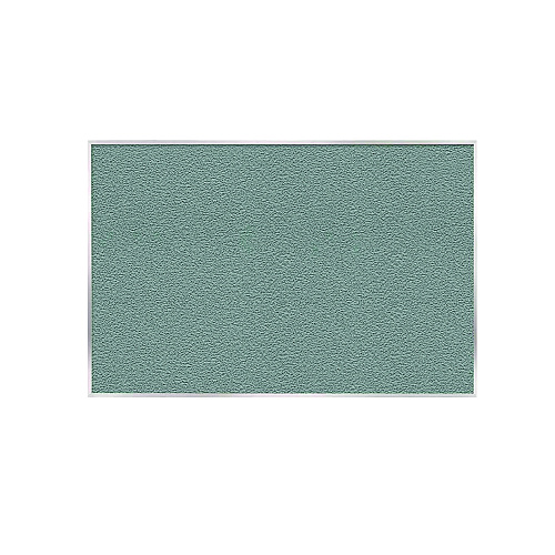 Ghent Vinyl Bulletin Board with Aluminum Frame, 87.91" x 48.5", Stone Surface, Satin Aluminum Frame (AV47199)