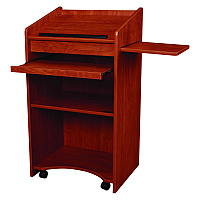 Aristocrat Non-sound Lectern, 25 X 20 X 46, Cherry