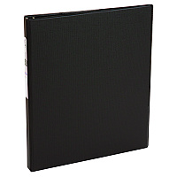 Avery Economy Non-View Binder with Round Rings, 3 Rings, 0.5" Capacity, 11 x 8.5, Black, (3201) (03201)