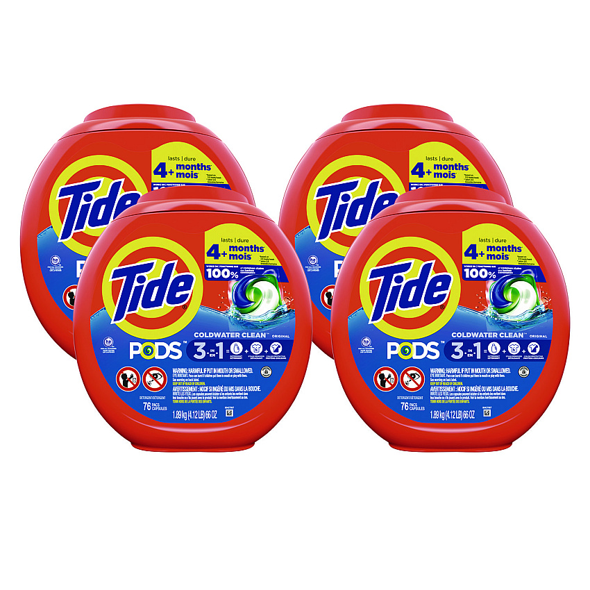 PODS Laundry Detergent, Tide Original, 76 Pods (09165)