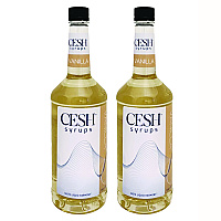 CESH Vanilla Syrup, 33.81 oz Bottle, 2/Carton (GRE79193)