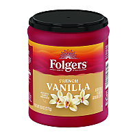 Folgers French Vanilla Ground Coffee, 9.6 oz Can (SMU98181)