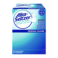 Alka-Seltzer Buffered Aspirin (NSAID) Tablets, 2/Pack, 30 Packs/Box (64038)
