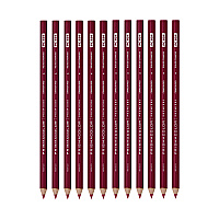 Prismacolor Premier Colored Pencil, Crimson Red Lead, Crimson Red Barrel, 12/Pack (3353)