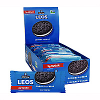 Rip Van Leos Cookies and Cream Sandwich Cookies, 2 Cookies/Pack, 10 Packs/Box (RVW62000)