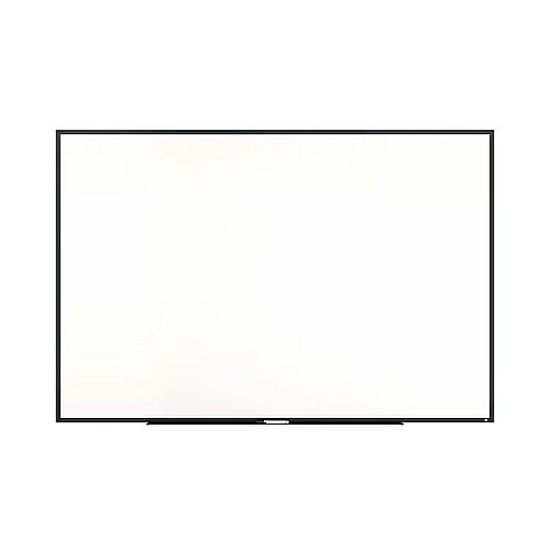 TRU RED Melamine Dry Erase Board, 72" x 48", White Surface, Black Aluminum Frame (TR59365)