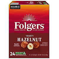 Folgers Toasty Hazelnut Coffee K-Cups, 24/Box (0162)