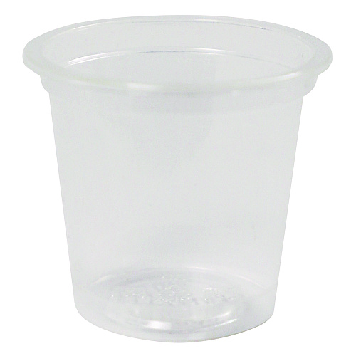 World Centric PLA Clear Cold Cups, 1 oz, Plastic, Clear, 3,000/Carton (CPCS1SN)