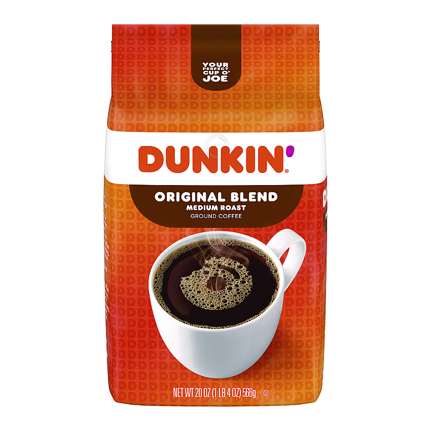 Dunkin Donuts Original Blend Coffee, 20 oz Bag (00678)