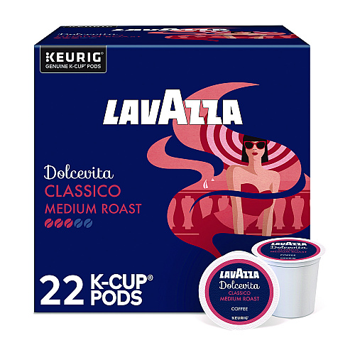 Lavazza Classico Coffee K-Cups, 22/Box (6001)