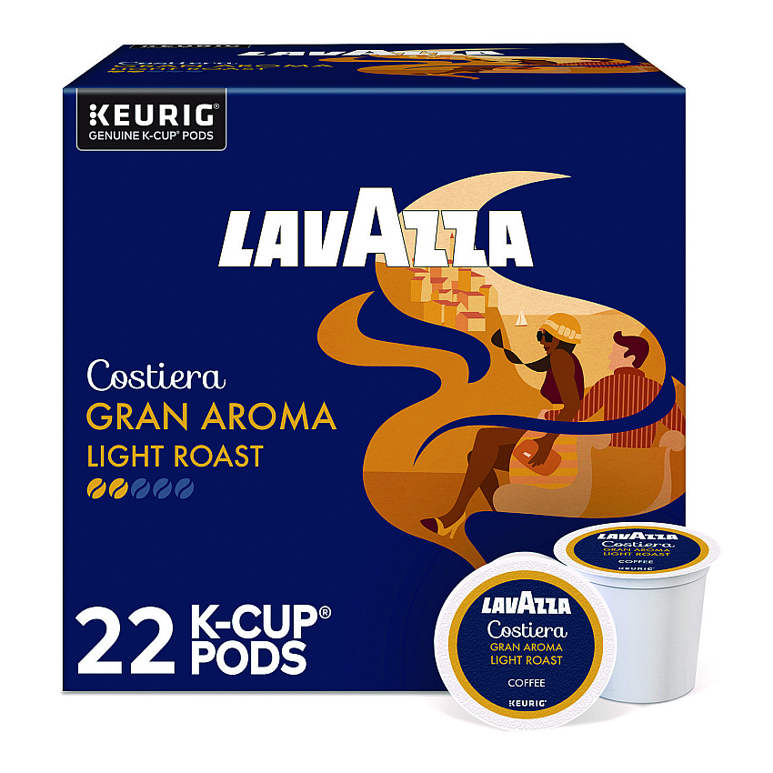 Lavazza Gran Aroma Coffee K-Cups, 22/Box (6002)