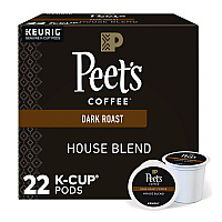 Peet's Coffee &amp; Tea House Blend Coffee K-Cups, 22/Box (6546)