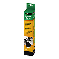 Fellowes Plastic Comb Bindings, 1/4" Diameter, 20 Sheet Capacity, Navy, 100/Pack (52502)