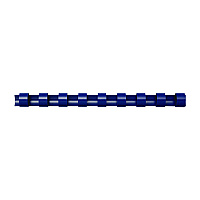 Fellowes Plastic Comb Bindings, 3/4" Diameter, 150 Sheet Capacity, Navy, 100/Pack (52392)