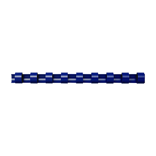 Fellowes Plastic Comb Bindings, 3/4" Diameter, 150 Sheet Capacity, Navy, 100/Pack (52392)