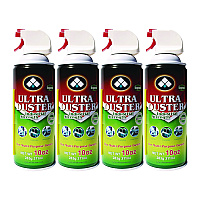 NXT Technologies Ultra Duster Industrial Strength Air Duster, 10 oz Can, 4/Pack (24401449)