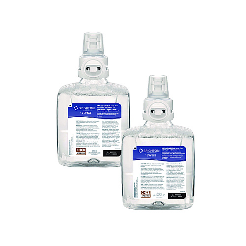 Brighton Professional BP8 Hand Soap Refills, Dye Free/Fragrance Free, 1,200 mL, 2/Carton (2797986)