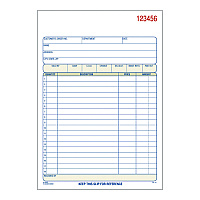 Adams Multipart Sales Order Pad, Two-Part Carbonless, 5.56 x 7.94, 50 Forms/Pad, 10 Pads/Box (DC580510)