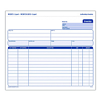Adams Multipart General-Purpose Invoice Forms, Two-Part Carbonless, 8.5 x 6.94, 50 Forms Total (NC287250)