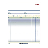 Adams Multipart Sales Order Pad, Three-Part Carbonless, 8.34 x 10.19, 50 Forms Total (TC8100)