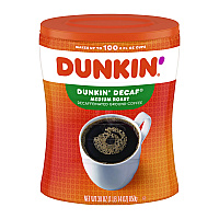 Dunkin Donuts Original Blend Decaf Coffee, 30 oz Canister (8133401293)