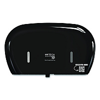 Papernet HyTech Seas Mini JRT Twin Dispenser, 5.5 x, 15.7 x 9.8, Black (419485)