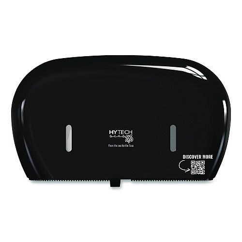 Papernet HyTech Seas Mini JRT Twin Dispenser, 5.5 x, 15.7 x 9.8, Black (419485)