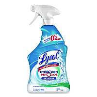Lysol&reg; Bathroom Cleaner with Hydrogen Peroxide, Cool Spring Breeze, 32 oz Trigger Spray Bottle (99828EA)