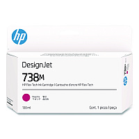 HP 738M (A24VNA) Original Designjet Ink Cartridge, Magenta