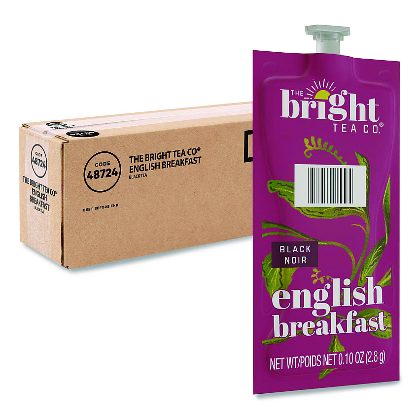 The Bright Tea Co. English Breakfast Black Tea Freshpack, English Breakfast, 40/carton