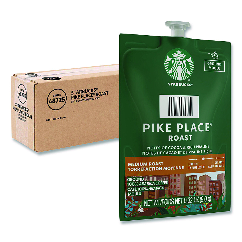Starbucks&reg; Pike Place Roast Coffee Freshpack, 38 Packs (LAV48725)