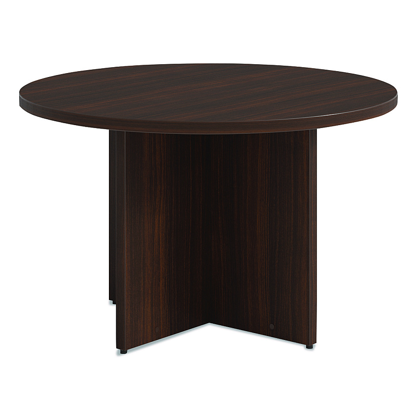 Alera Seville Round Conference Table, Round, 48" Diameter, Mahogany (SV4848MY)
