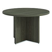 Alera Seville Round Conference Table, Round, 48" Diameter, Walnut (SV4848WA)