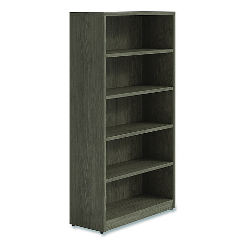 Alera Seville Bookcase, Five-Shelf, 36w x 14d x 65h, Walnut (SVBC6536WA)