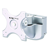 Tripp Lite Monitor Mount for Slat Wall System for 32" TVs, 4.9w x 5.1d x 7.5h, Silver, Supports 22 lb (DMSW1332STAA)