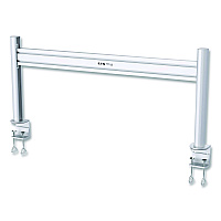 Tripp Lite Slat Rail with Posts for Slat Wall System for 32" TVs, 8.1w x 5.7d x 5.51h, Silver, Supports 33 lb (DMSWKITTAA)