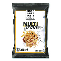 Food Should Taste Good Tortilla Chips, Multigrain with Sea Salt, 1.5 oz, 24/Carton (77613)