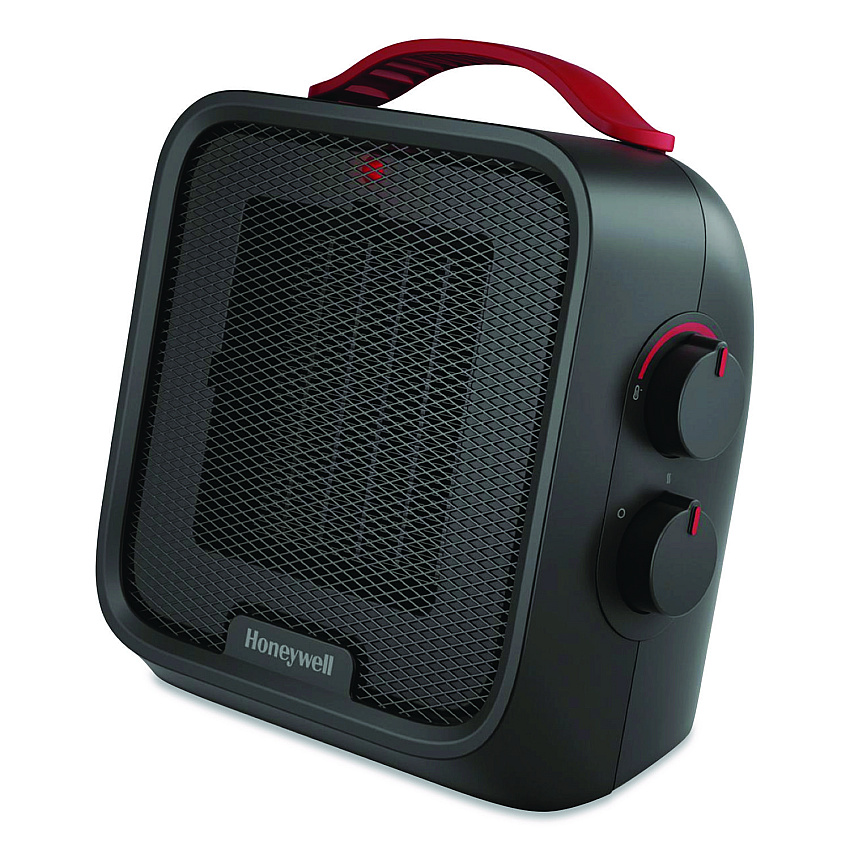 Honeywell UberHeat 5 Ceramic Heater, 4.5 x 4.5 x 8.86, Black (HCE210B)