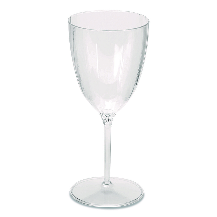 WNA Classicware One-Piece Stemware, 6 oz, Plastic, Clear, 100/Carton (CW6WINE)