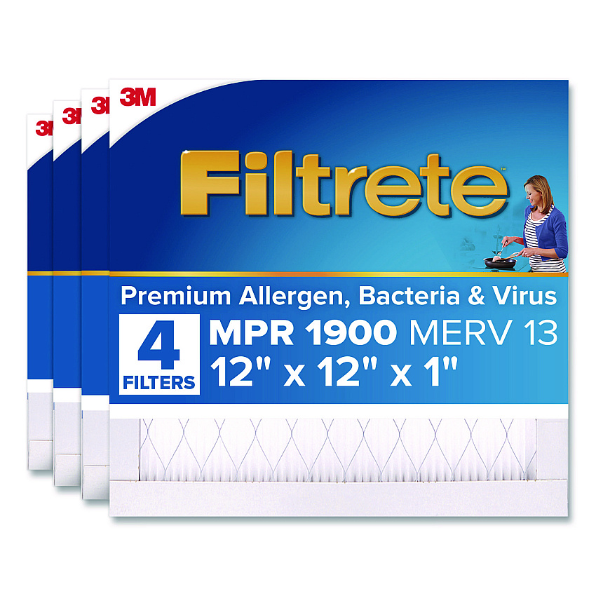 Filtrete High Performance Air Filter, 12 x 12, 4/Carton (UA10DC4CA)