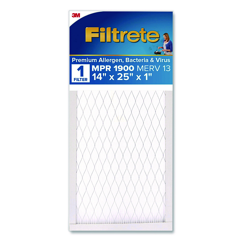 Filtrete High Performance Air Filter, 14 x 25, 4/Carton (UA044CA)