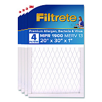 Filtrete High Performance Air Filter, 20 x 30, 4/Carton (UT224CA)