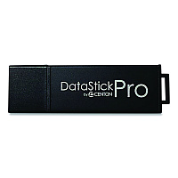 Centon DataStick Pro USB 3.0 Type A Flash Drive, 256 GB, Black, 5/Pack (S1U3P6256G5B)