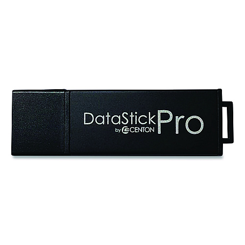 Centon DataStick Pro USB 3.0 Type A Flash Drive, 256 GB, Black, 5/Pack (S1U3P6256G5B)