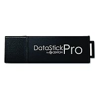 Centon DataStick Pro USB 3.2 Type A Flash Drive, 256 GB, Black (S1U3P6256G)